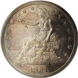 1881 T$1 PR65 PCGS