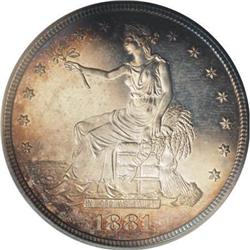 1881 T$1 PR65 Cameo PCGS