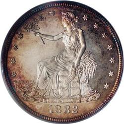 1882 T$1 PR64 Cameo PCGS