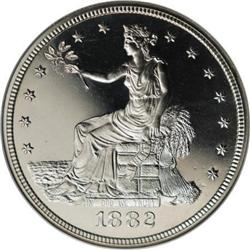 1882 T$1 PR64 Cameo NGC