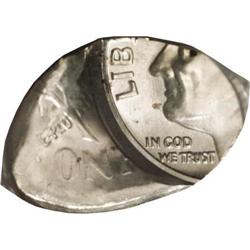 Dime Flipover Double Strike on Silver Planchet
