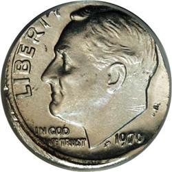 1970 10C On a 1 Sentimo Planchet MS62 PCGS