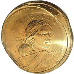 2000-P Sacagawea MS63 ANACS Struck 15 Times