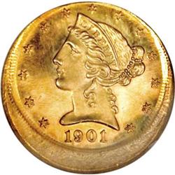 1901-S $5 MS64 Prooflike NGC