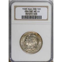 1921 50C Alabama 2x2 MS65 NGC