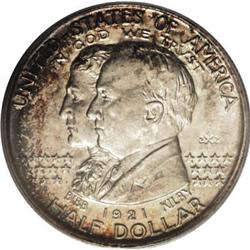 1921 50C Alabama 2x2 MS66 PCGS