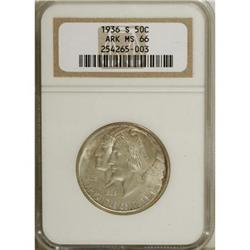 1936-S 50C Arkansas MS66 NGC