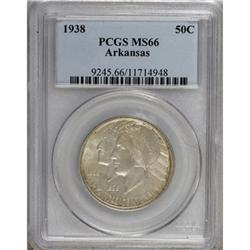 1938 50C Arkansas MS66 PCGS