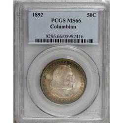 1892 50C Columbian MS66 PCGS