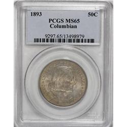 1893 50C Columbian MS65 PCGS