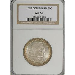 1893 50C Columbian MS66 NGC