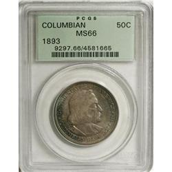 1893 50C Columbian MS66 PCGS
