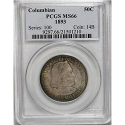 1893 50C Columbian MS66 PCGS