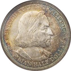 1893 50C Columbian MS67 NGC