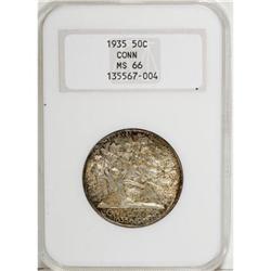 1935 50C Connecticut MS66 NGC