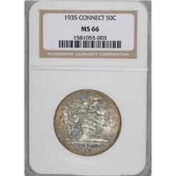 1935 50C Connecticut MS66 NGC