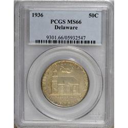 1936 50C Delaware MS66 PCGS