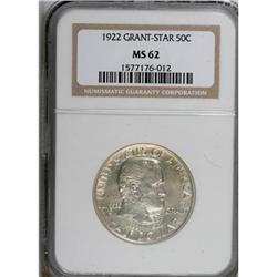 1922 50C Grant with Star MS62 NGC