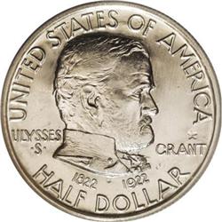 1922 50C Grant with Star MS64 PCGS