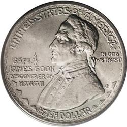 1928 50C Hawaiian MS64 PCGS