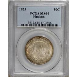 1935 50C Hudson MS64 PCGS
