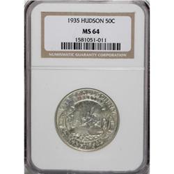 1935 50C Hudson MS64 NGC