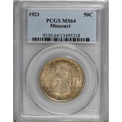 1921 50C Missouri MS64 PCGS