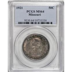 1921 50C Missouri MS64 PCGS