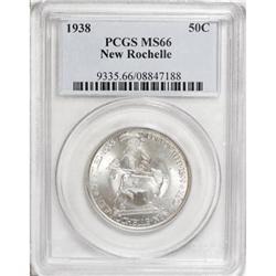 1938 50C New Rochelle MS66 PCGS