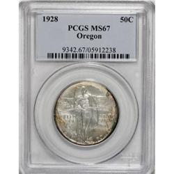 1928 50C Oregon MS67 PCGS
