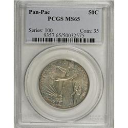 1915-S 50C Panama-Pacific MS65 PCGS