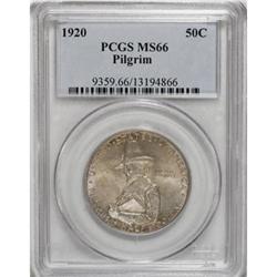 1920 50C Pilgrim MS66 PCGS