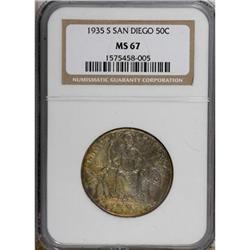 1935-S 50C San Diego MS67 NGC