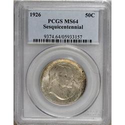 1926 50C Sesquicentennial MS64 PCGS