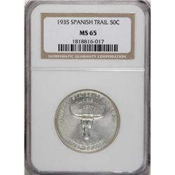 1935 50C Spanish Trail MS65 NGC