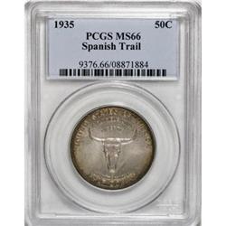 1935 50C Spanish Trail MS66 PCGS