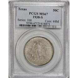 1938-S 50C Texas MS67 PCGS