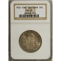 1925 50C Vancouver MS65 NGC