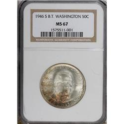 1946-S 50C Booker T. Washington MS67 NGC