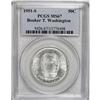 Image 1 : 1951-S 50C Booker T. Washington MS67 PCGS