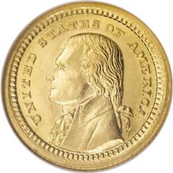 1903 G$1 Louisiana Purchase/Jefferson MS66 NGC