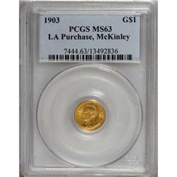 1903 G$1 Louisiana Purchase/McKinley MS63 PCGS