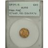 1915-S G$1 Panama-Pacific Gold Dollar AU58 PCGS