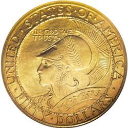 1915-S $50 Panama-Pacific 50 Dollar Round MS62