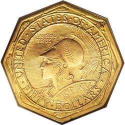 1915-S $50 Panama-Pacific 50 Dollar