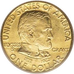 1922 G$1 Grant no Star MS65 PCGS