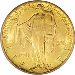 1926 $2 1/2 Sesquicentennial MS65 PCGS