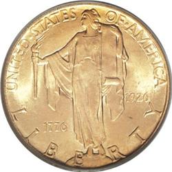 1926 $2 1/2 Sesquicentennial MS65 PCGS