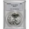 Image 1 : 2001-D $1 Buffalo Silver Dollar MS70 PCGS