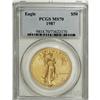 Image 1 : 1987 G$50 One-Ounce Gold Eagle MS70 PCGS